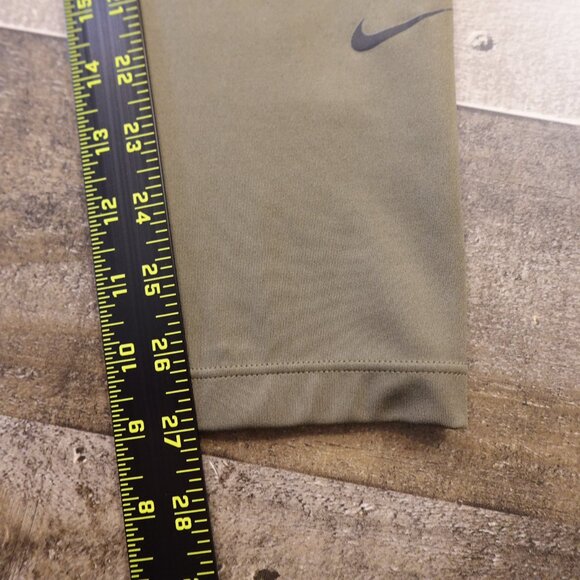 Nike One High Waisted Full Length Leggings Women’s Small Olive Green Dri-FIT - Picture 4 of 11